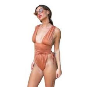 We Are HAH x Free People Cut To The Chase swimsuit NWT